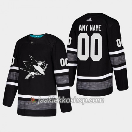 Miehille NHL San Jose Sharks Pelipaita Custom Musta 2019 All-Star Adidas Authentic